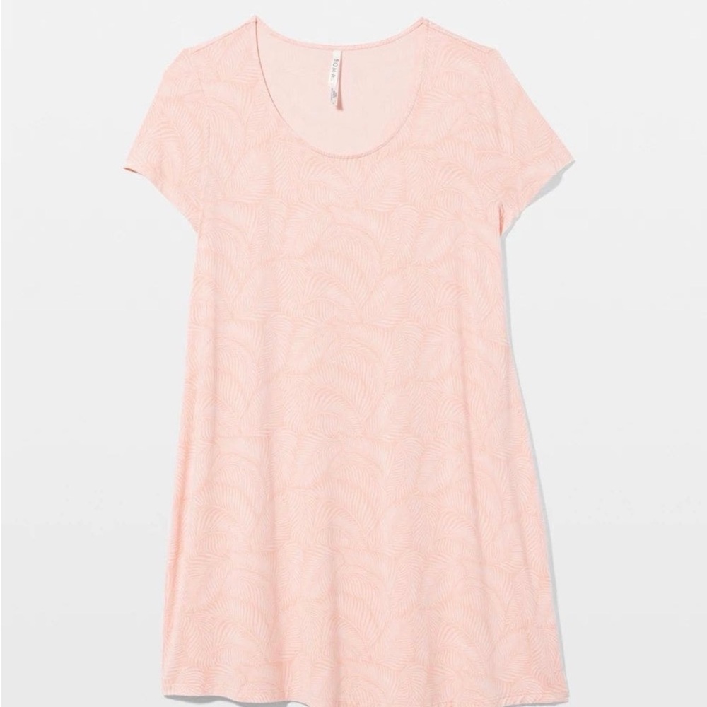 NWOT Soma Cool Nights Pink Short Sleeve Nightgown